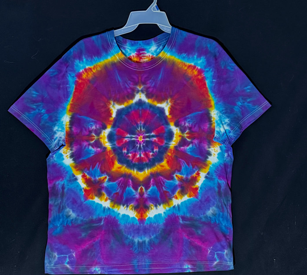 Reg. Cotton T shirt  XXL #5064 Mandala design $85