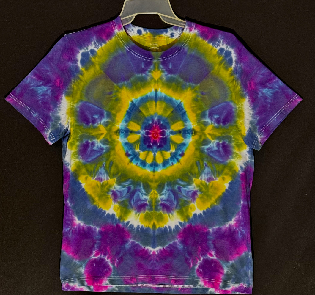 Reg. Cotton T shirt Large #5116. Mandala design $80