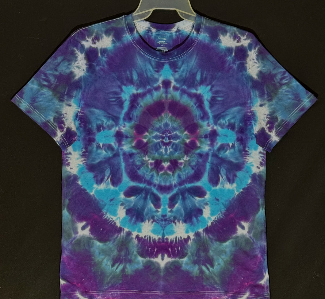 Reg. Cotton T shirt Large #5119 Mandala design $80