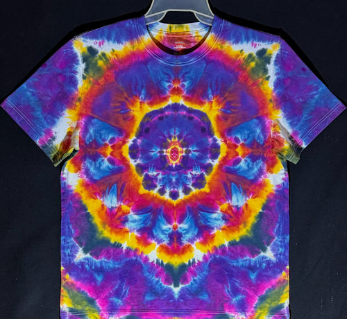 Reg. Cotton T shirt Large  #5163 Mandala design $80