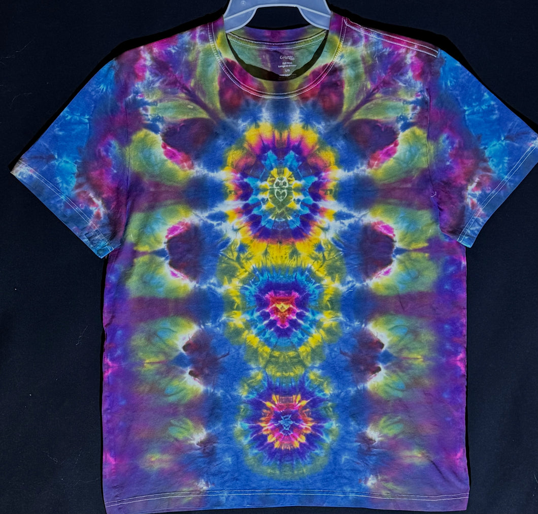 Reg. Cotton T shirt Large #5164 Scarab Totem triple *Special* $90