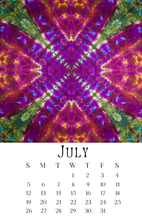 Load image into Gallery viewer, Courtenay Tie Dye Calendar 2026