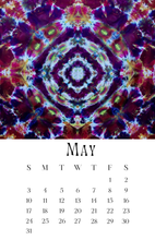 Load image into Gallery viewer, Courtenay Tie Dye Calendar 2026