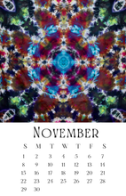 Load image into Gallery viewer, Courtenay Tie Dye Calendar 2026