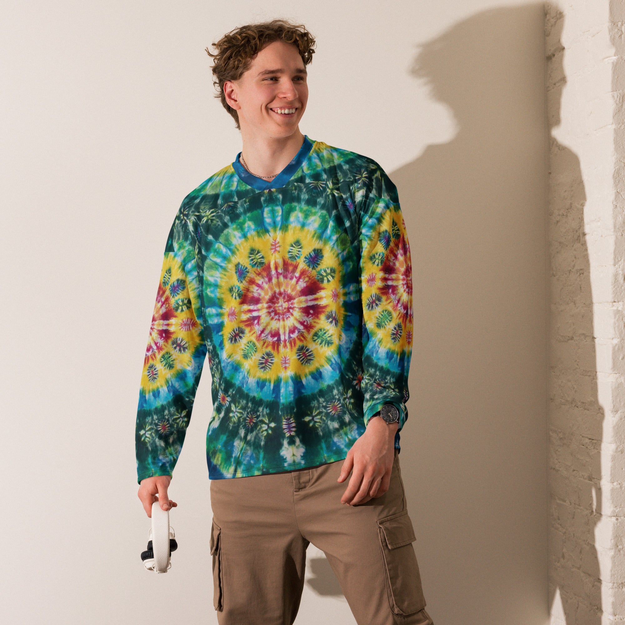 Sunshine Daydream' Recycled hockey fan jersey – Courtenay Tie Dye