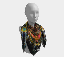 Load image into Gallery viewer, Mandala Scarf 100% Natural Silk #6249