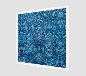 The Azure Matrix Fine Art Paper Print