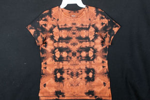 Ladies reg. T shirt Medium (chest 37") #0651 Monochromatic Totem design $80