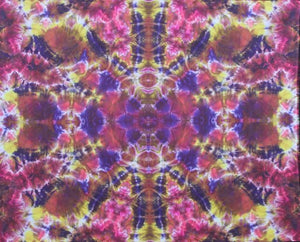 'Dragon's Throat' mandala 28"X 23"  #0789