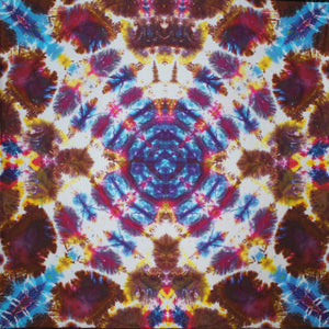 'Fortified Dimensional Temple' Mandala 44"X44" #4464