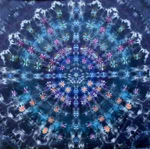 Midnight Firmament' Mandala 90"X90" #6651