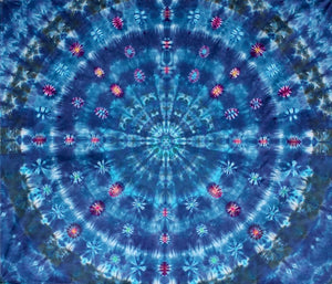 'Out of the Blue' Mandala 78"X90"  #8625