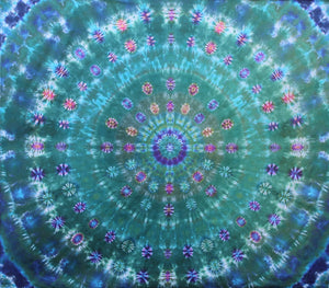 Vintage 'Forest Glade' Mandala 88"X100"  #8861