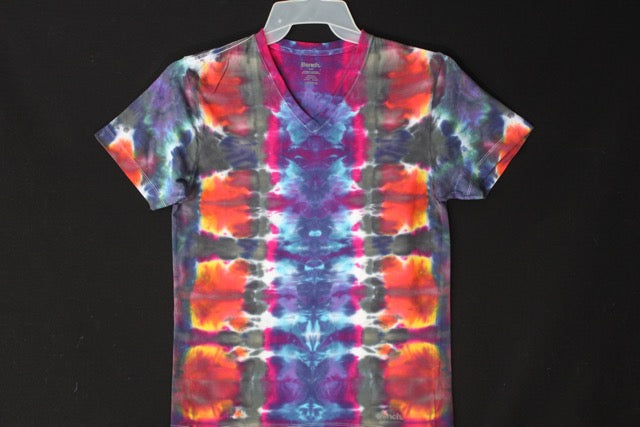 Men's soft stretch V  Neck  T shirt Small #9434 Totems design $75