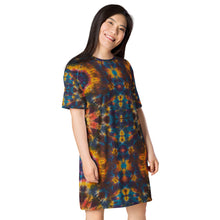 Load image into Gallery viewer, &#39;The Sorcerer Towers&#39; T-shirt dress