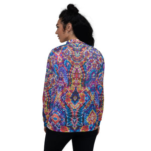 'Totem Matrix' Unisex Bomber Jacket (Polyester)
