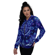 Load image into Gallery viewer, &#39;Purple Heart&#39; Unisex Bomber Jacket (Polyester)