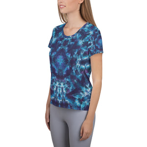 Heavenly Host' All-Over Print Women's Athletic T-shirt (Slim Fit)