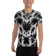 Load image into Gallery viewer, Winged Serpent&#39; All-Over Print Men&#39;s Athletic T-shirt (Slim Fit)