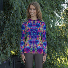 Load image into Gallery viewer, Ruby Timewarp&#39; Women&#39;s Rash Guard