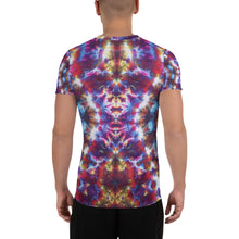 Load image into Gallery viewer, Gargoyle Guardian&#39; All-Over Print Men&#39;s Athletic T-shirt (Slim Fit)
