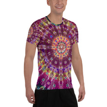 Load image into Gallery viewer, Fall Phantasm&#39; All-Over Print Men&#39;s Athletic T-shirt (Slim Fit)