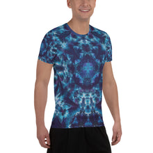 Load image into Gallery viewer, Heavenly Host&#39; All-Over Print Men&#39;s Athletic T-shirt (Slim Fit)