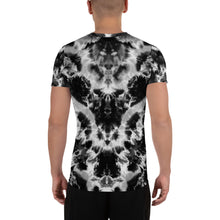 Load image into Gallery viewer, Winged Serpent&#39; All-Over Print Men&#39;s Athletic T-shirt (Slim Fit)