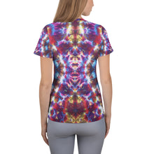 Load image into Gallery viewer, Gargoyle Guardian&#39; All-Over Print Women&#39;s Athletic T-shirt (Slim Fit)
