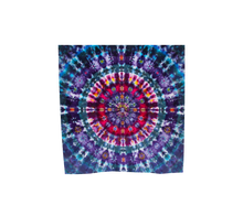 Load image into Gallery viewer, Mandala Scarf 100% Natural Silk #5991 - &#39;Neptune&#39;s Flower&#39;